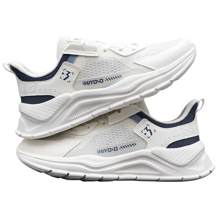 361° Low top Casual Sprint Running Shoes Men’s White Blue
