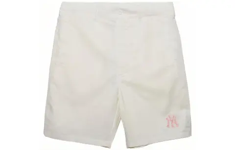 New Era SS23 Casual Shorts Unisex Ivory White