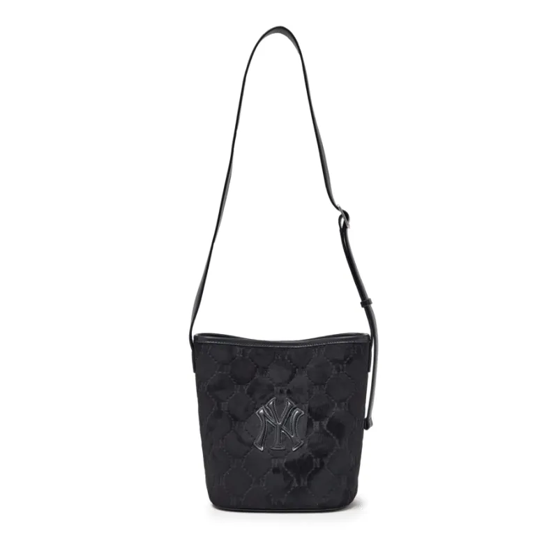 MLB Polyester Shoulder Bag, Crossbody Bag Women's Black