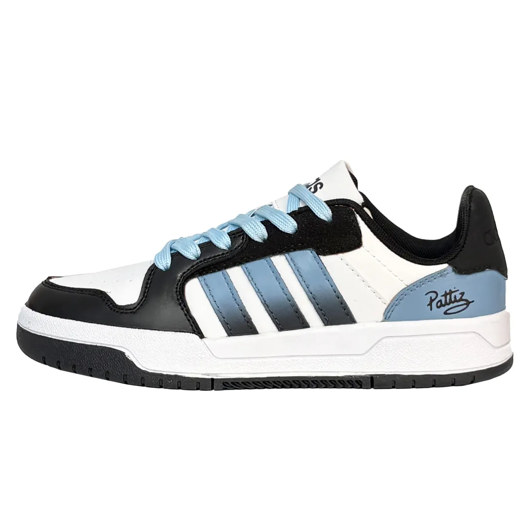 Adidas Neo Entrap Black Spiral Abrasion Resistant Low top Vintage Basketball Shoes Unisex Black Blue