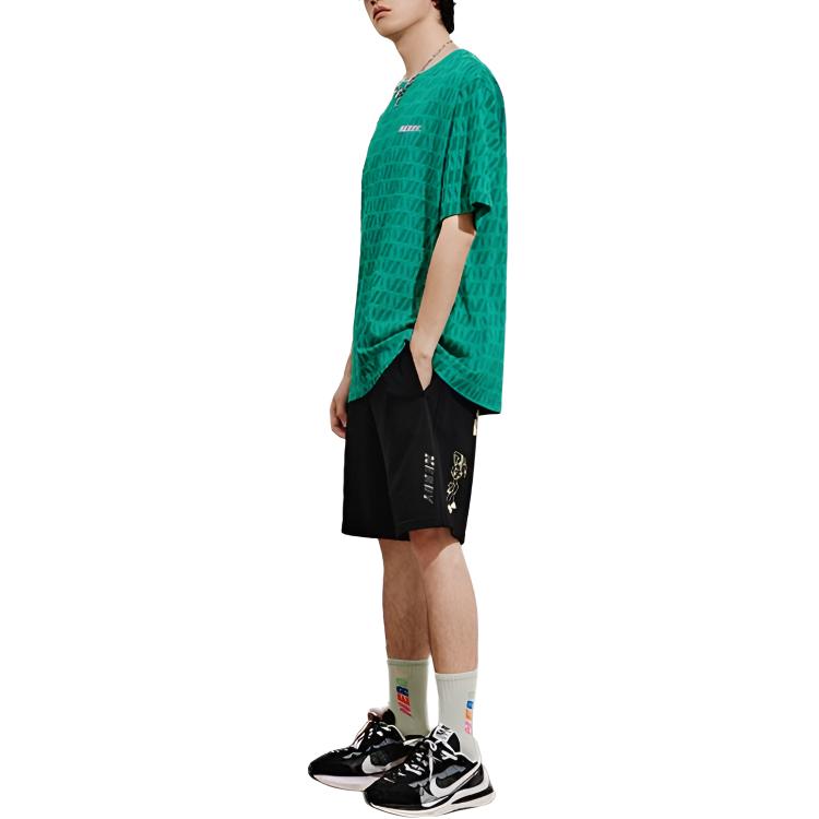 Nerdy Sports Shorts Unisex Black Moderate