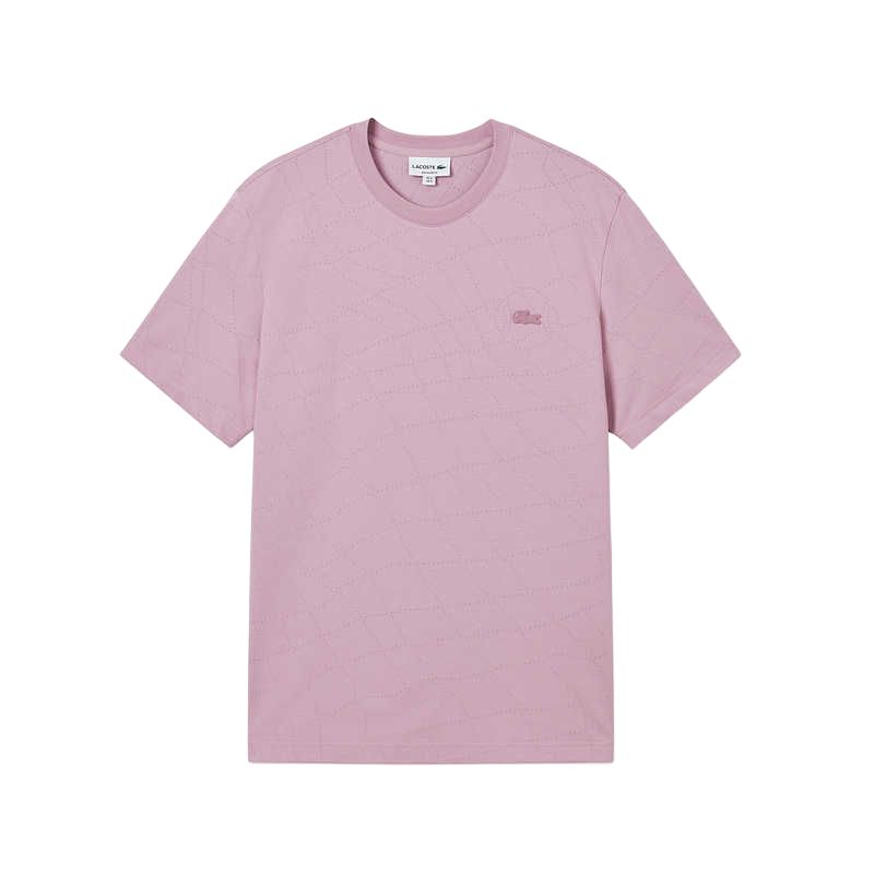 Мужская футболка LACOSTE Logo (синяя)