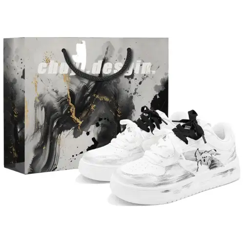 Anta Slip Resistant Abrasion Resistant Low top Skateboard Shoes Unisex Black