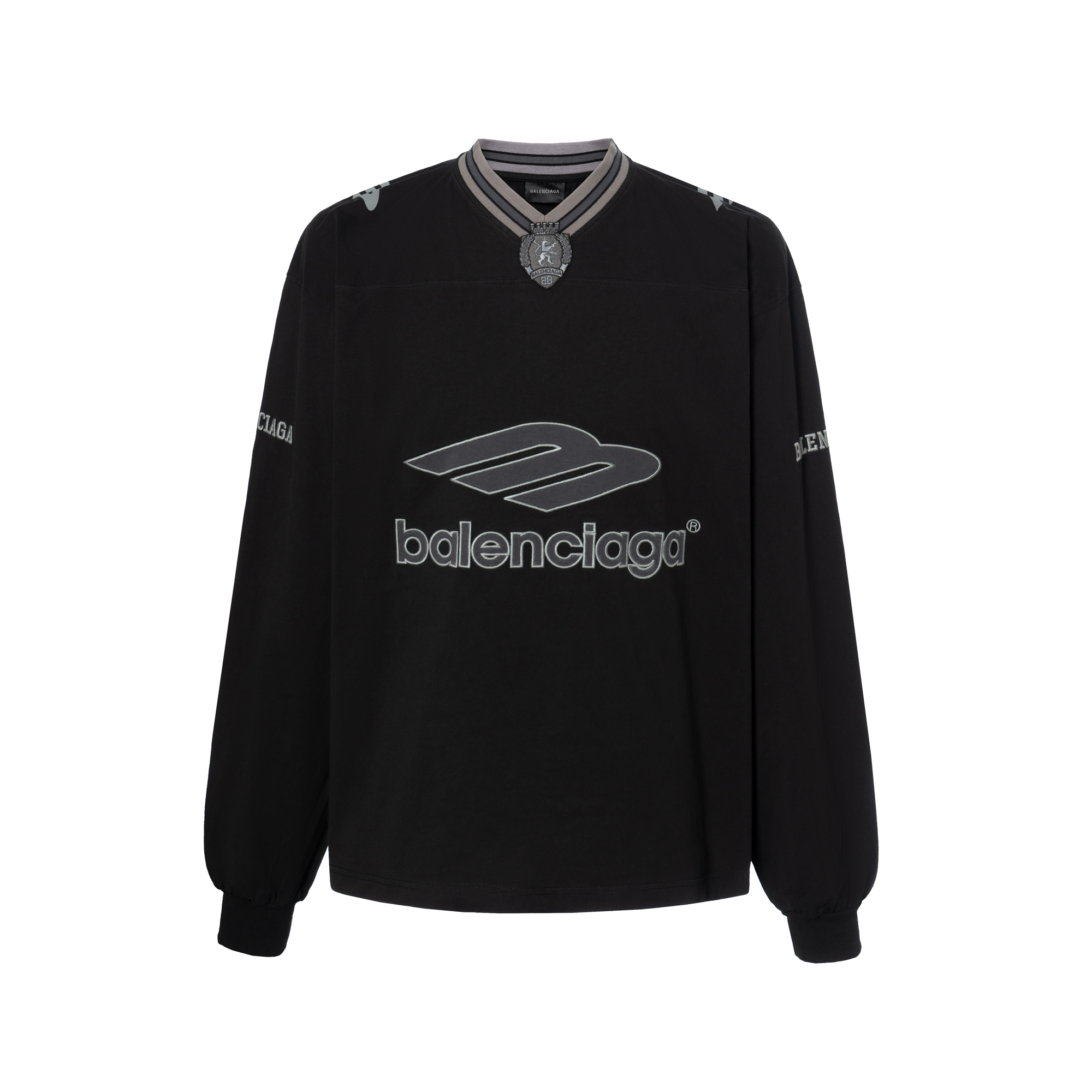 Мужская футболка Balenciaga Football (черная)