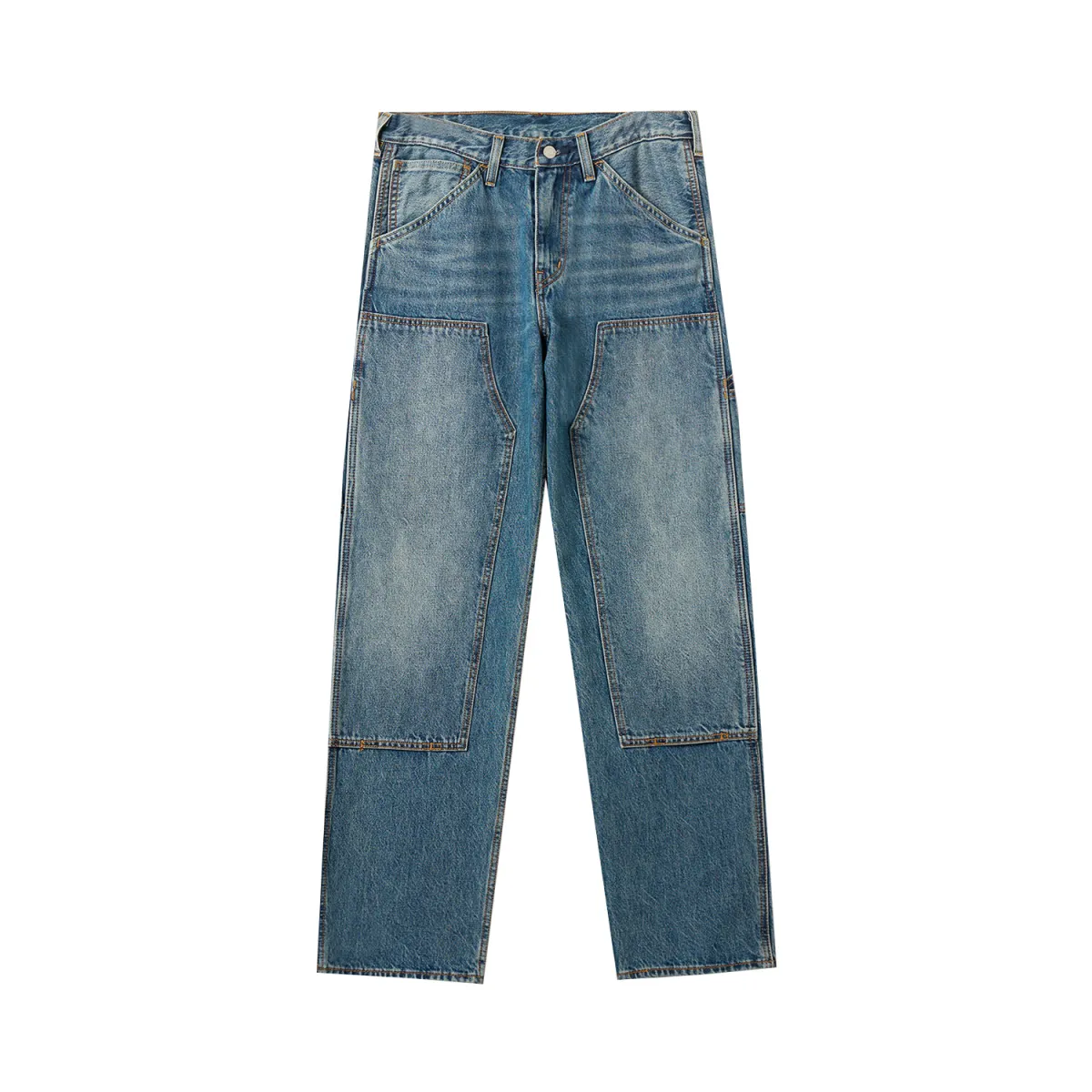 Levi's Jeans Men's Medium Blue Moderate Straight Fit Pants