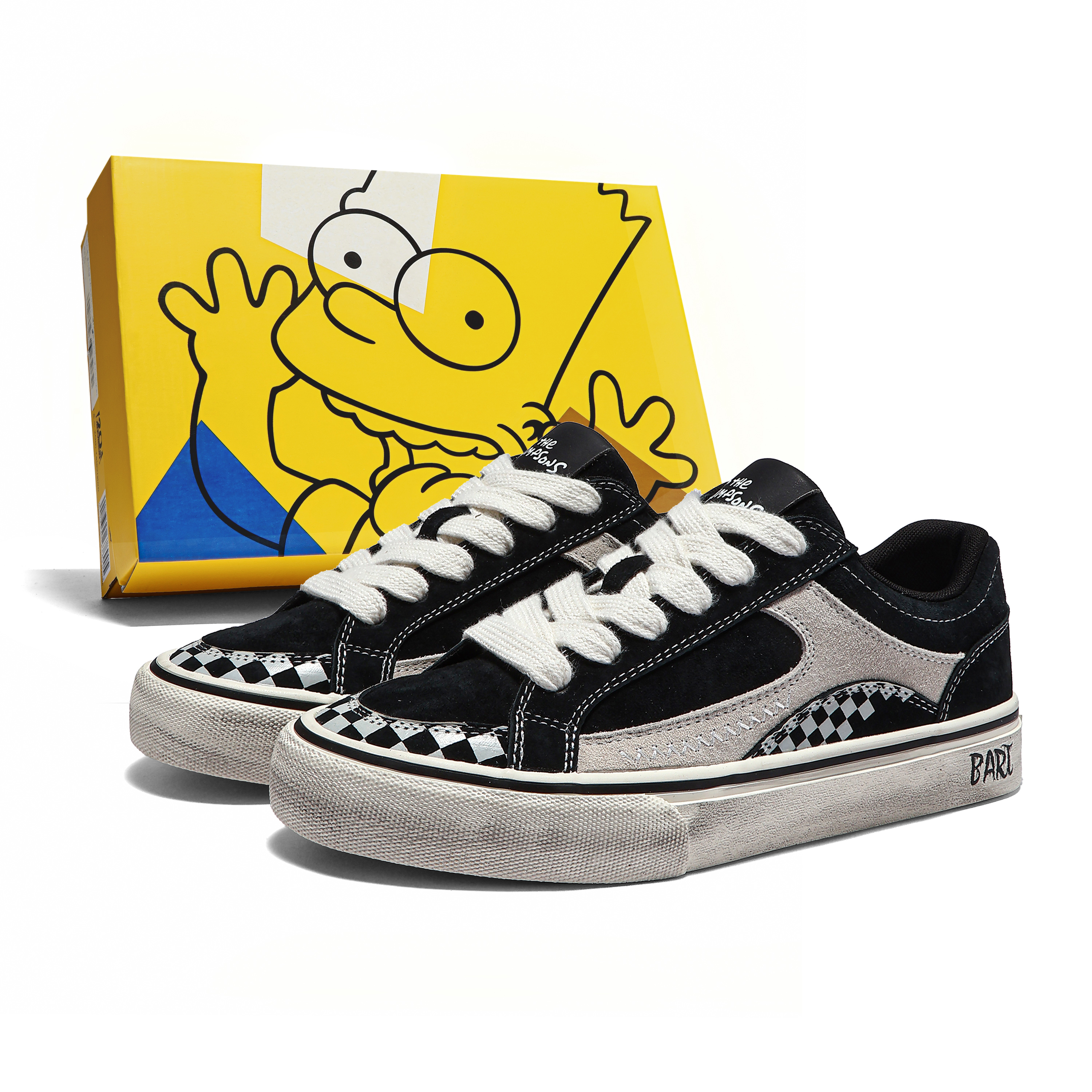 Кеды The Simpsons (черно-зелено-синие)