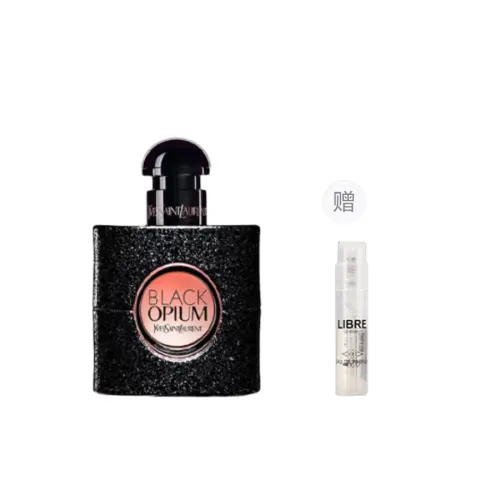 YSL, perfume, black floral coffee set, 30 ml, sample, 1.2 ml
