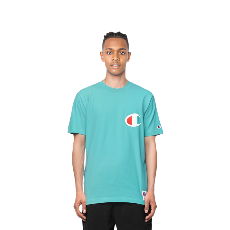 Футболка Champion T (голубая) — фото 5