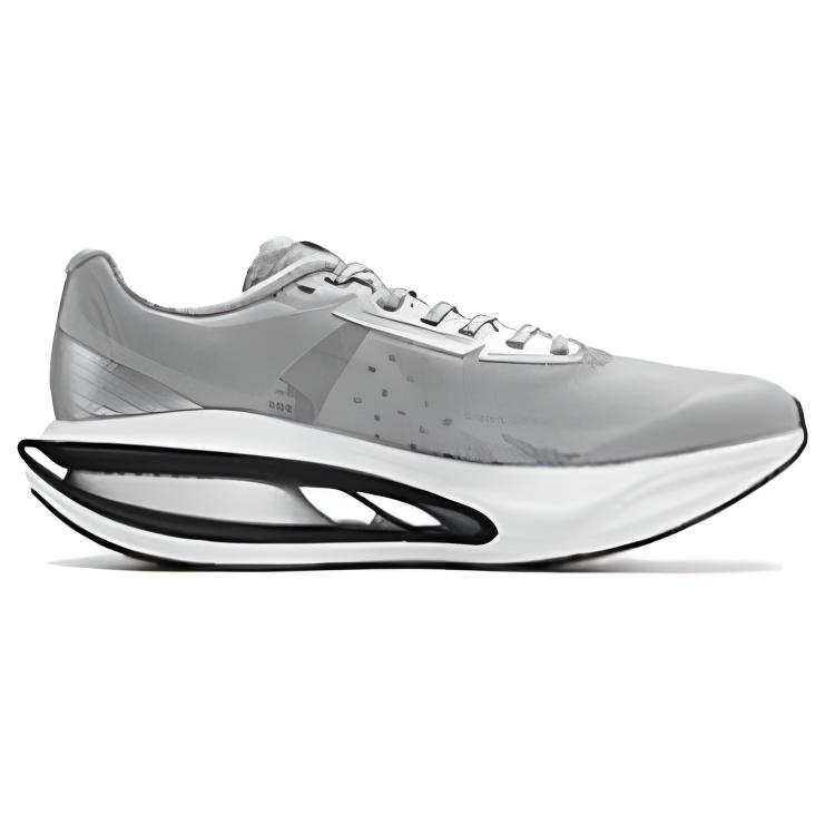 361° Style Cushioning Abrasion Resistant Breathable Low top Casual Running Shoes Men’s Photon Gray Silver White