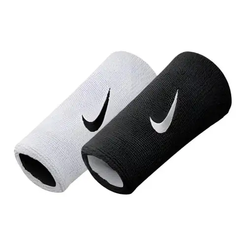 Nike Cotton Wristbands Men's Black/White