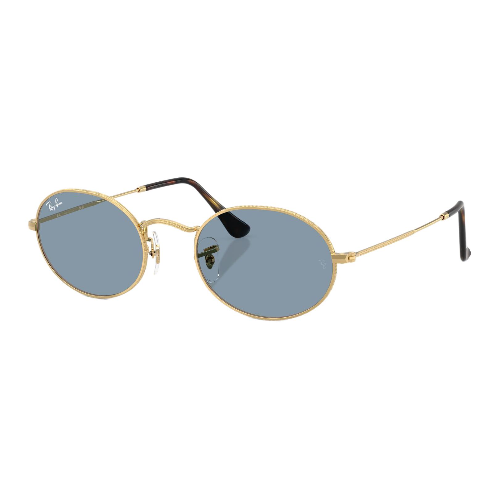 Очки RayBan Oval Sunglasses (золотые)