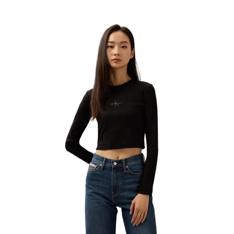 CALVIN KLEIN Set in Sleeve T Shirt Women's
