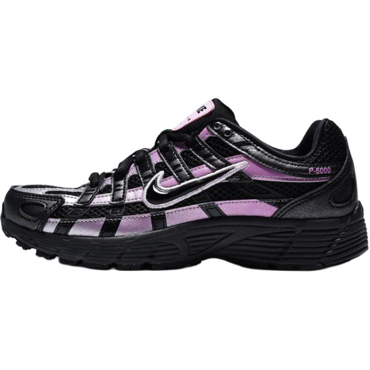 Кроссовки Nike P-6000 SE GS (черно-розовые)