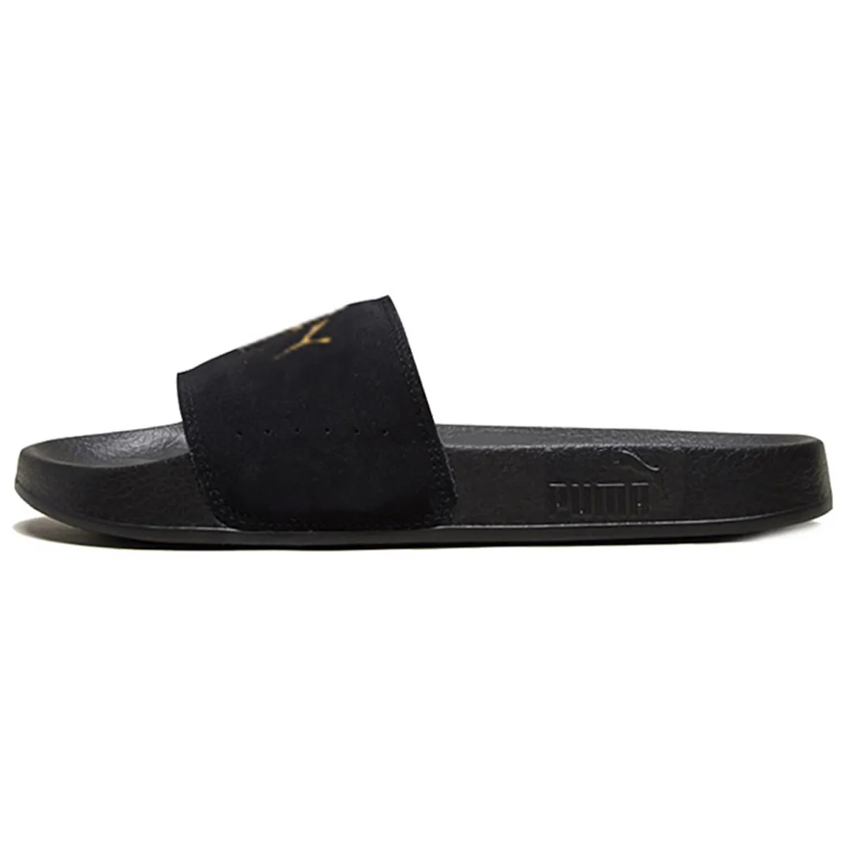 PUMA Leadcat Suede Slide 'Black Team Gold'