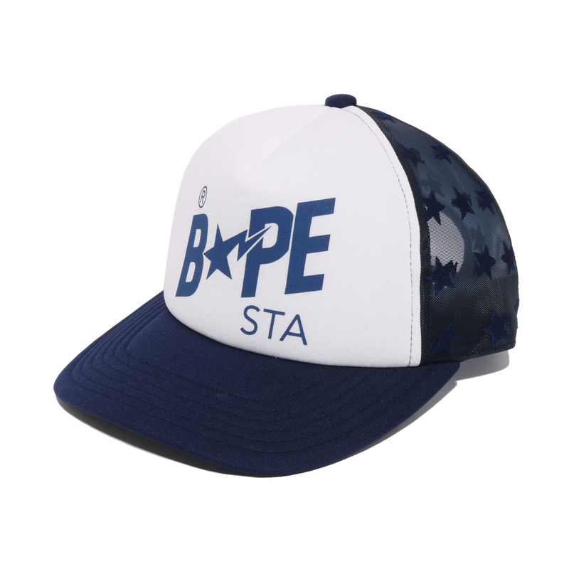 Мужская бейсболка A BATHING APE (черная) — фото 4