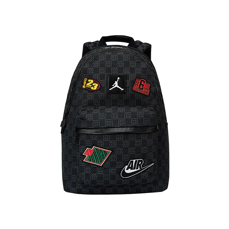 Jordan Polyester Backpack Unisex Jet Black