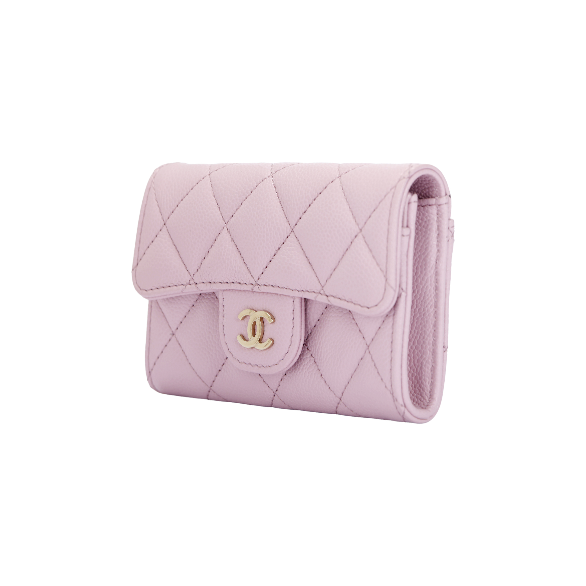 Женская сумка Chanel Classic Flap CF (розовая) — фото 2