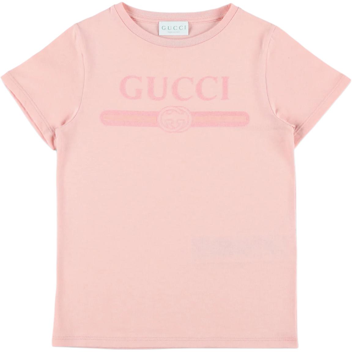 Детская футболка Gucci SS26 (розовая)