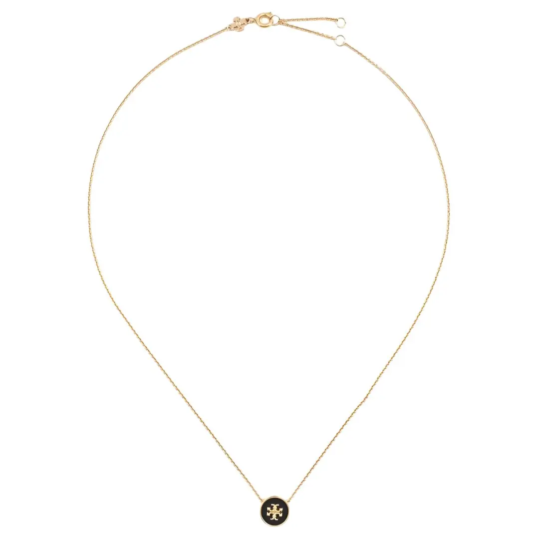 TORY BURCH Kira Logo Pendant Necklace