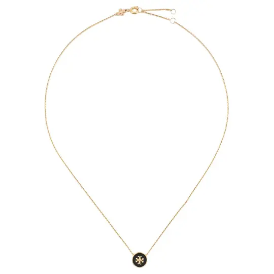 TORY BURCH Kira Logo Pendant Necklace