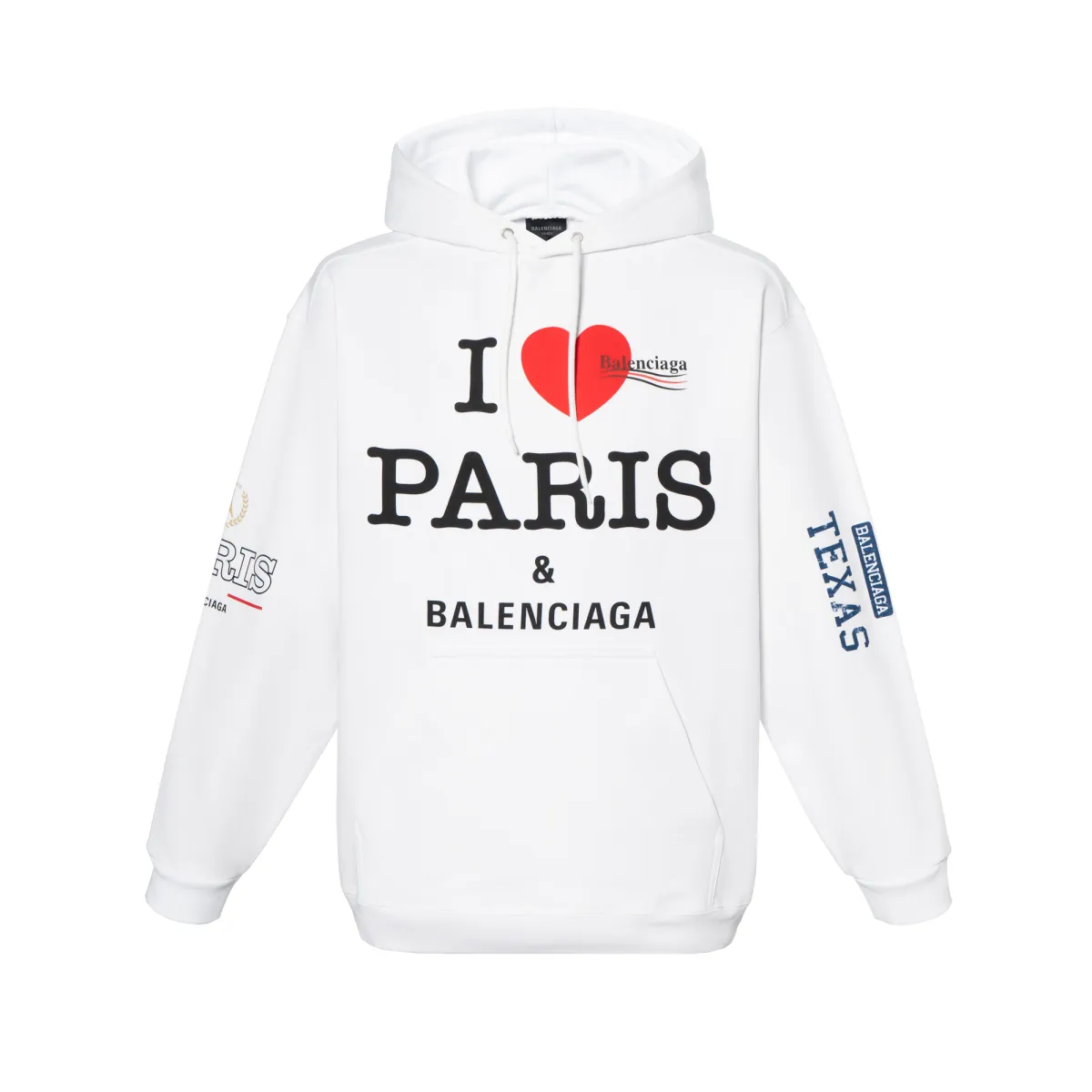 Balenciaga SS25 Sweatshirt Unisex White