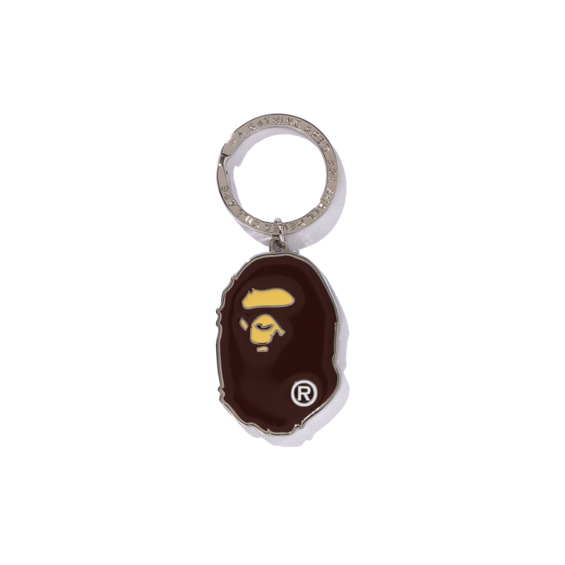 Брелок A BATHING APE A BATHING APE (коричневый)