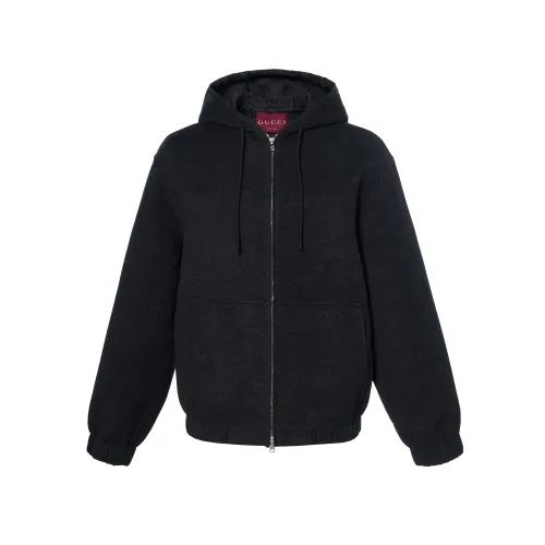 GUCCI Zip Up Drawstring Hoodie