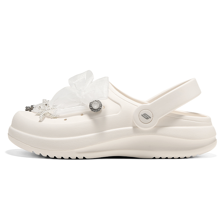 Женские сабо Skechers Foamies (белые)
