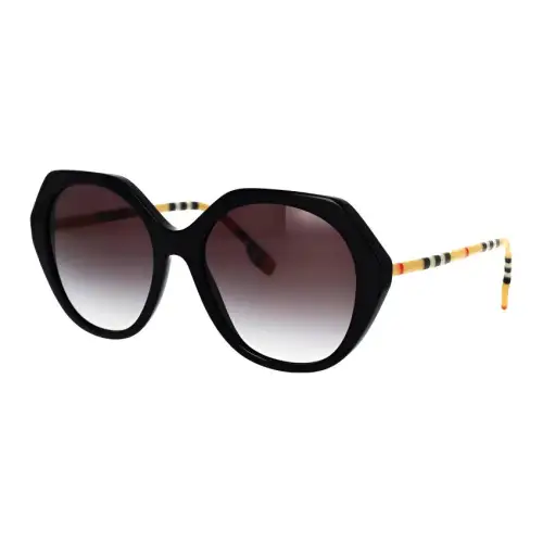 Burberry Irregular Shape Sunglasses Women's Black