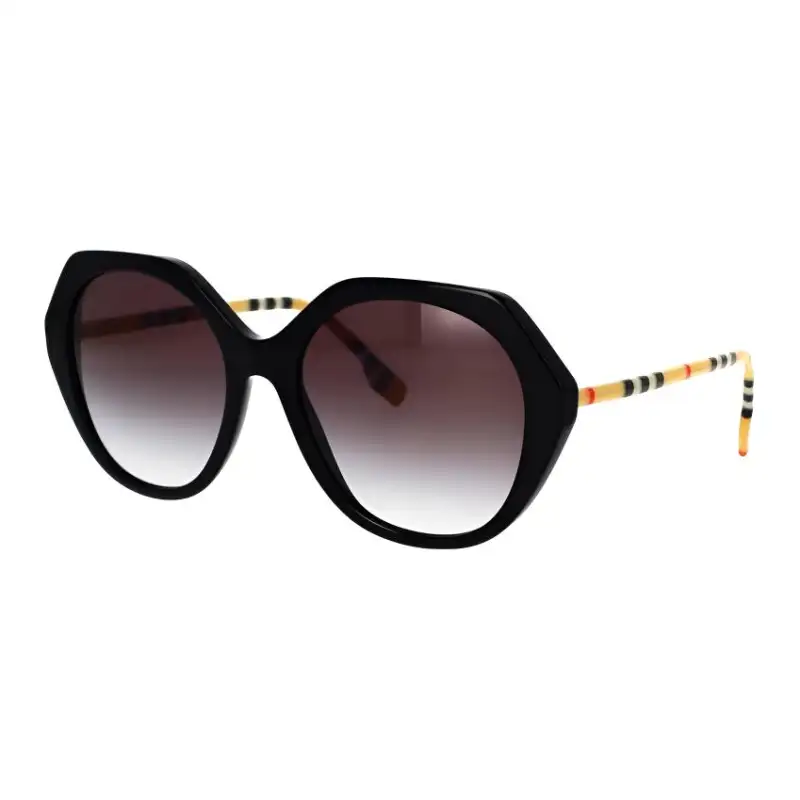 Burberry Irregular Shape Sunglasses Women's Black
