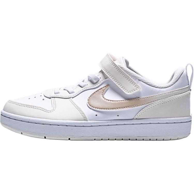 Кроссовки Nike NikeCourt Borough BBALL (бело-коричневые)