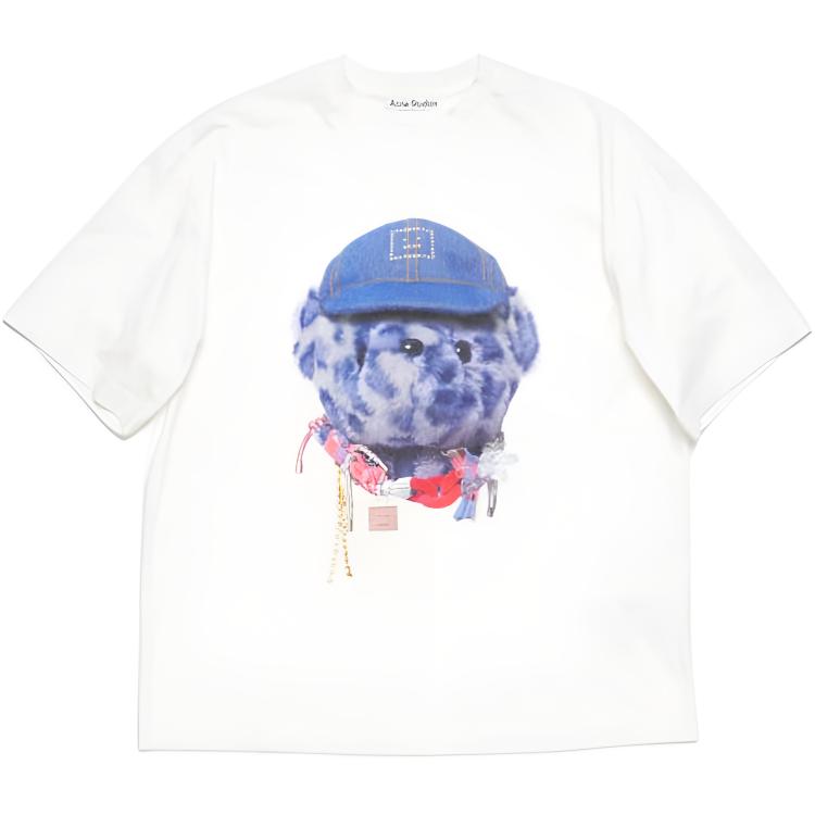 Футболка Acne Studios Face (белая)