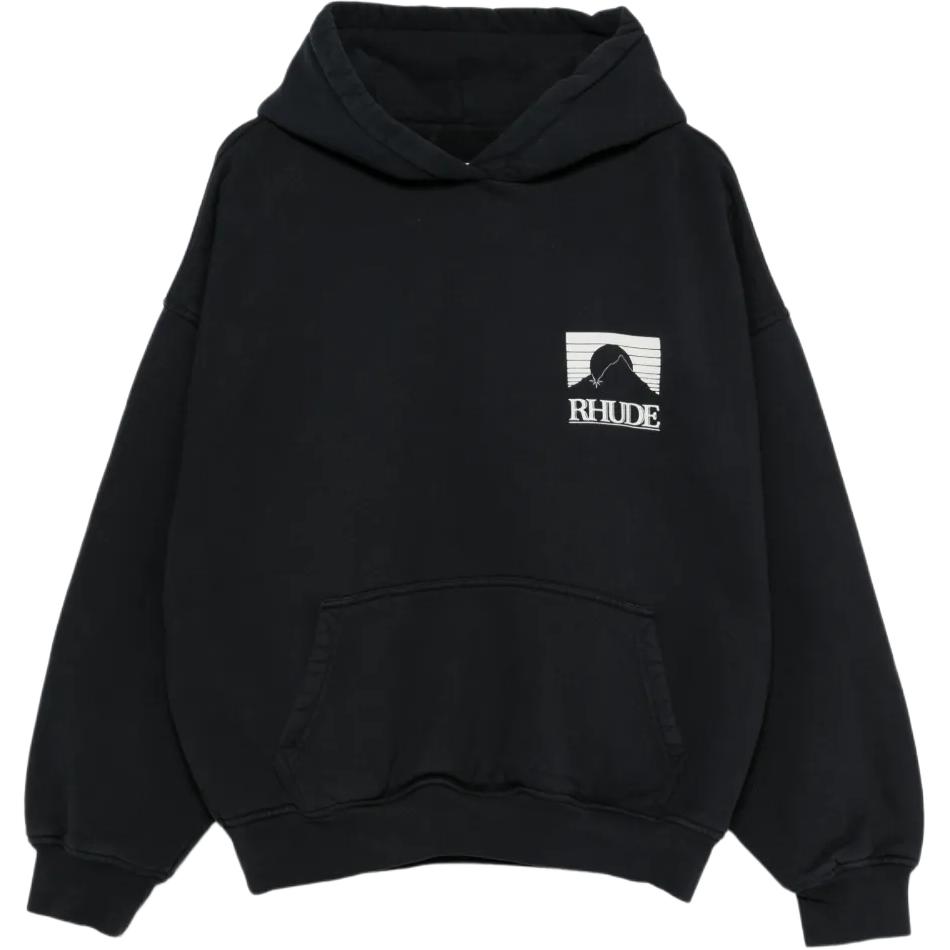 Мужское худи RHUDE RHUDE Logo hoodie (черный)