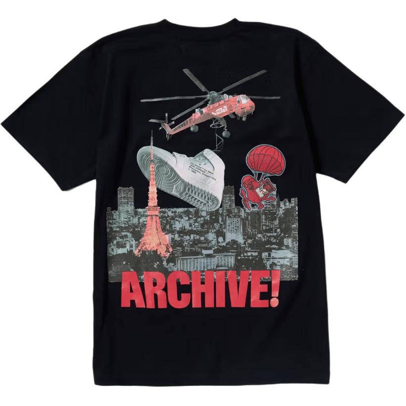 Футболка Fragment Fragment Design × Virgil Abloh Archive x V.A. Tokyo Virgil Abloh Archive SS26 T (черная)