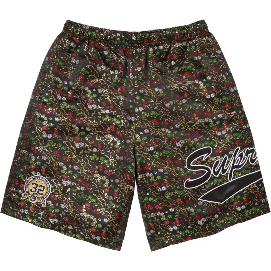Supreme SS26 WEEK5 Floral Jacquard Short Casual Shorts Unisex