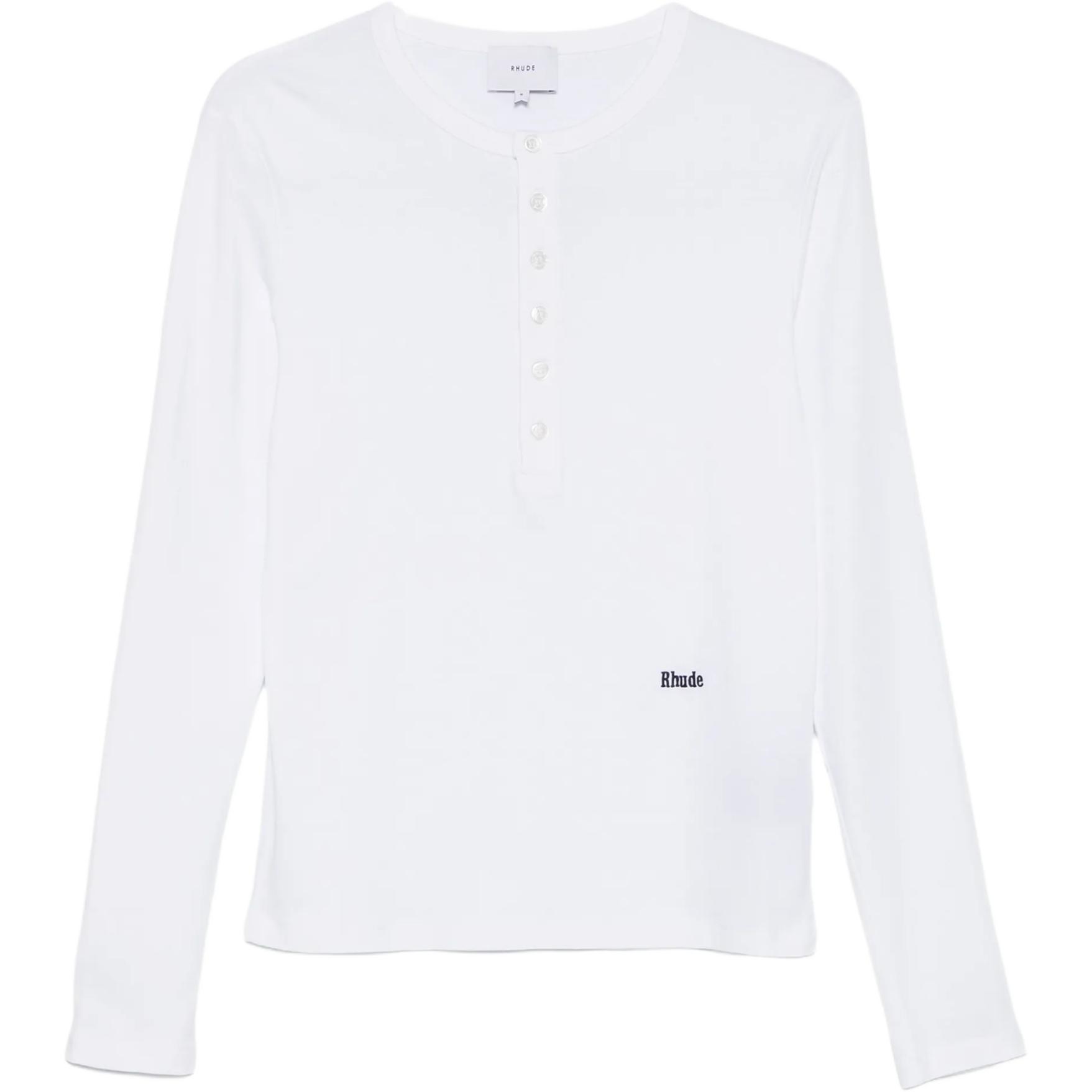 Мужской лонгслив RHUDE Button-down (черный)
