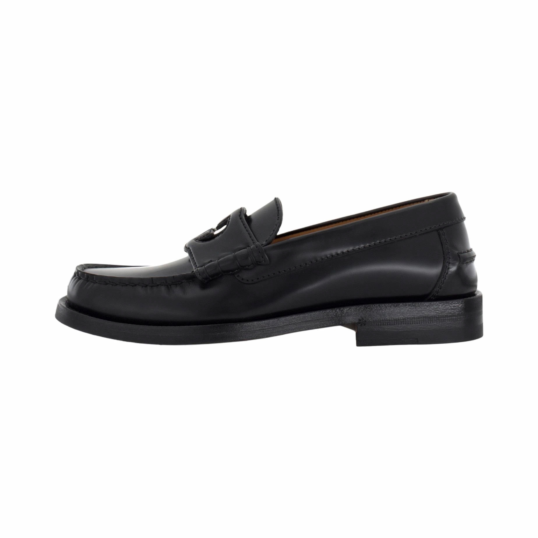 GUCCI Gucci, slip-ons, women's black casual footwear, print, women's style