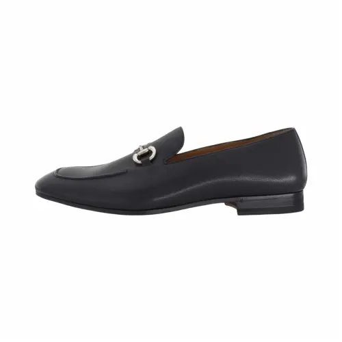 GUCCI Horsebit Casual Shoes Men's Black