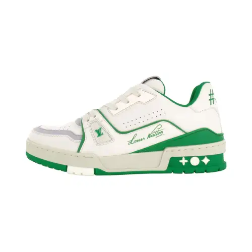 Louis Vuitton Trainer Low '#54 Signature - White Green'