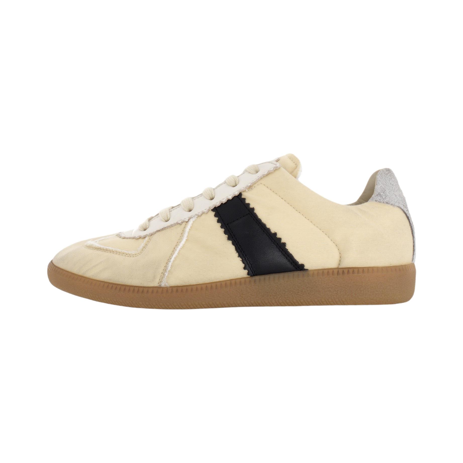 Мужские кеды Maison Margiela Replica (бежевые)