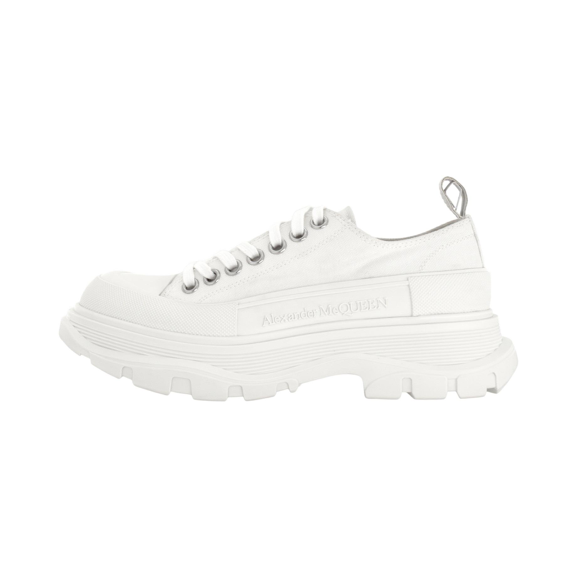 Мужские кеды Alexander McQueen Tread Slick (белые)