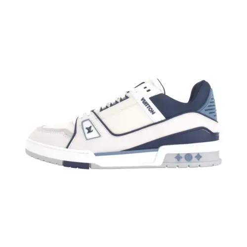 LOUIS VUITTON Trainer Low top Skateboard Shoes Men's Blue