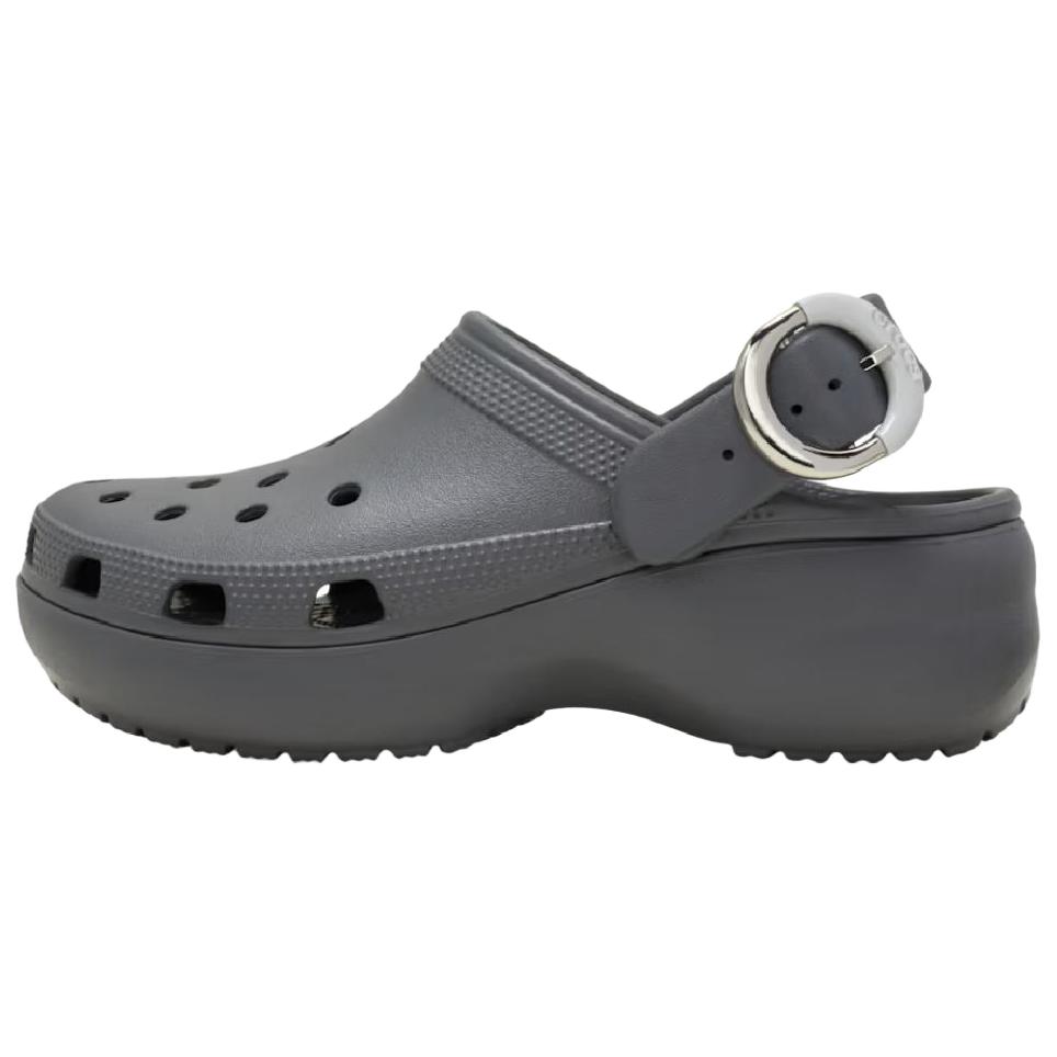 Женские сабо Crocs Classic Platform Clog (серые)