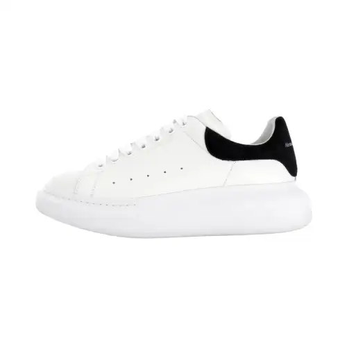 Alexander McQueen Oversized Sneaker 'Black Embossed Suede Crocodile'