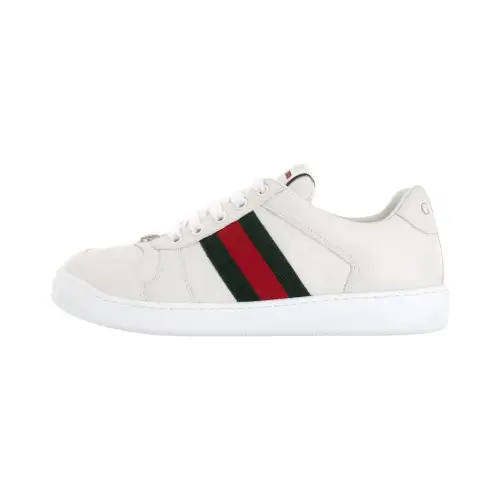 Gucci Wmns Screener 'GG Embossed - White Green Red' Women's