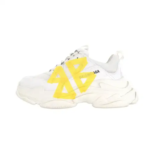 Balenciaga Triple S Tape Type Lace Up Sneakers