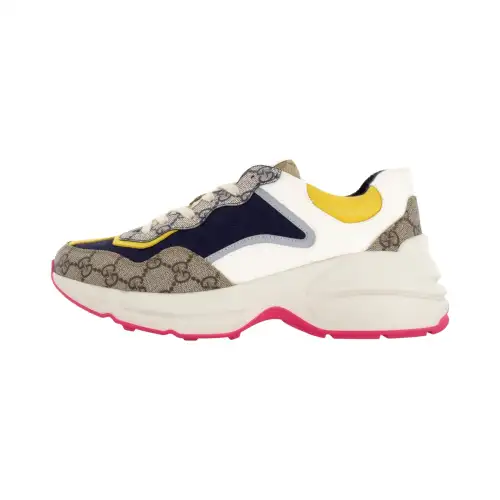 GUCCI GG Rhyton Beige White Yellow