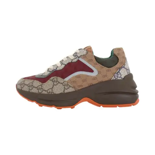 Gucci Wmns Gg Rhyton 'Beige Brick Red' Women's