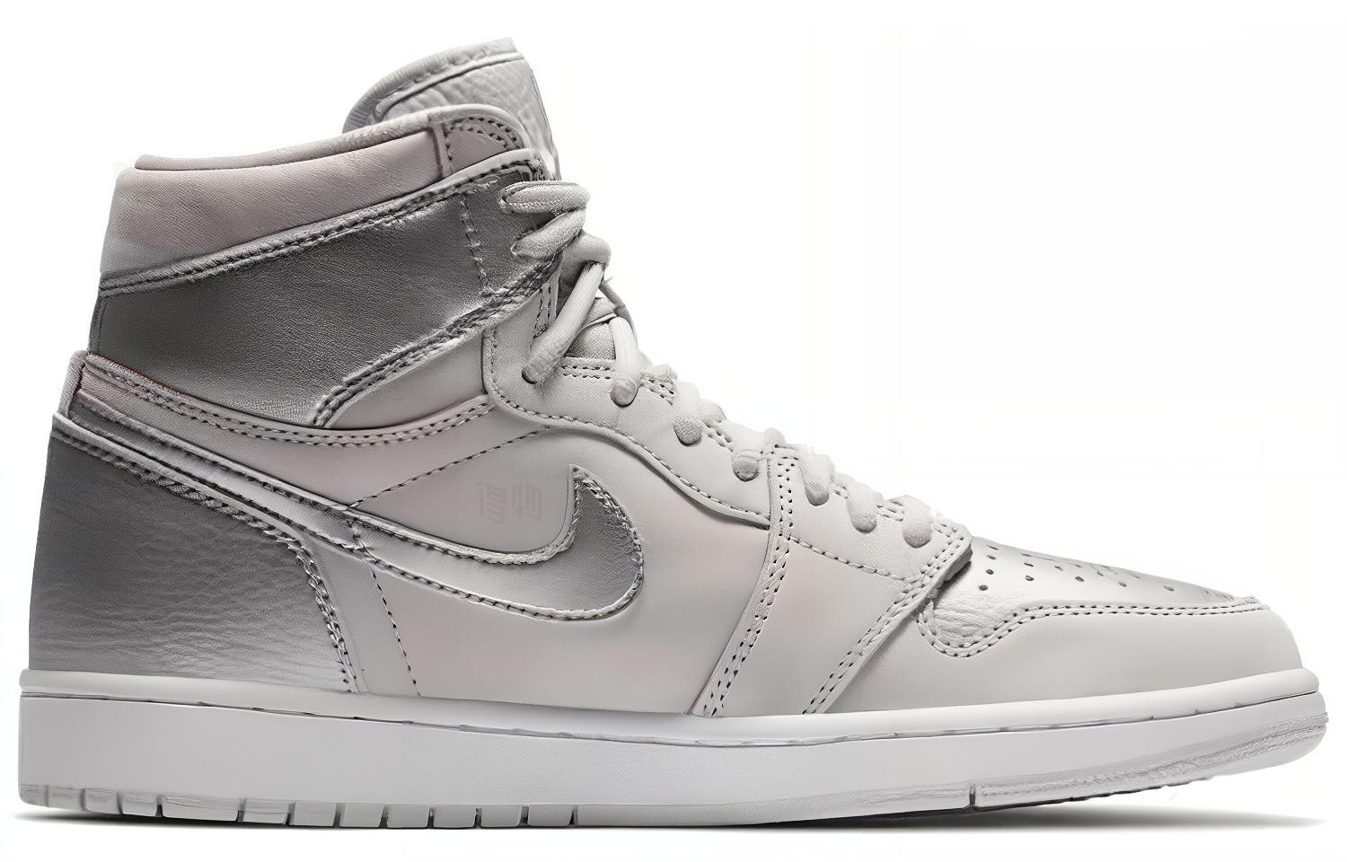 Мужские кроссовки Jordan Air Jordan 1 high og co.jp tokyo (серый / серебристый) — Серыйсеребристый — фото 2