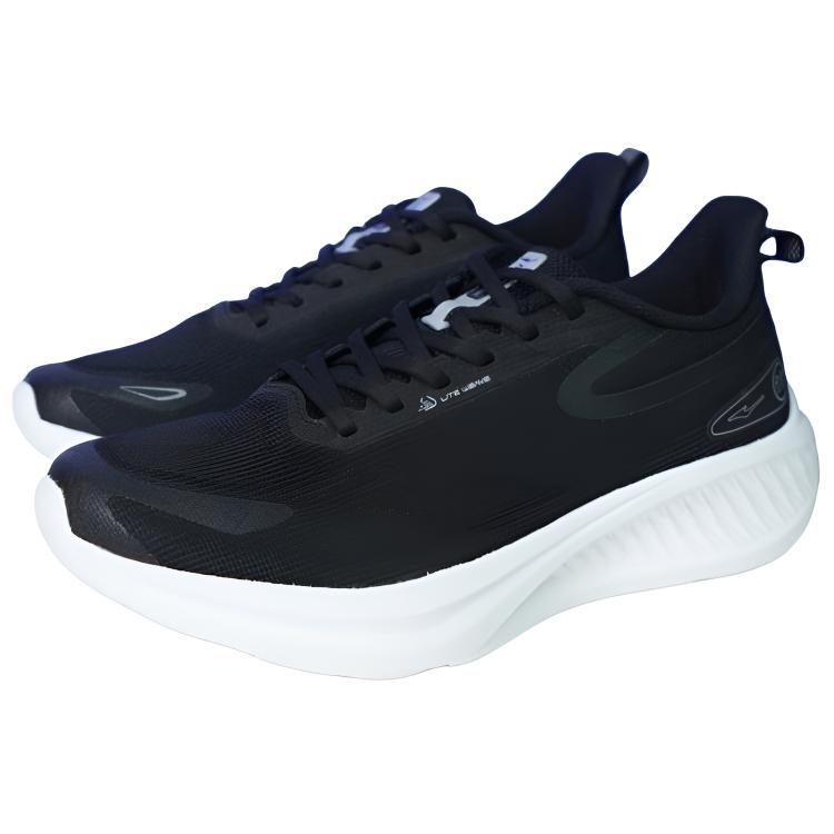 Erke Low top Cushioning Lightweight Slip Resistant Running Shoes Women’s Black Silver